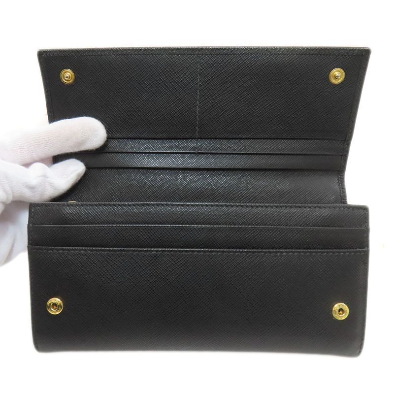 Prada Logo Wallet Saffiano