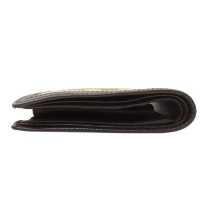 Gucci GG Bifold Wallet Canvas Leather