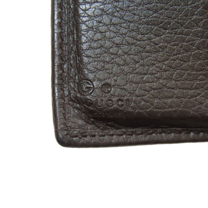 Gucci GG Bifold Wallet Canvas Leather