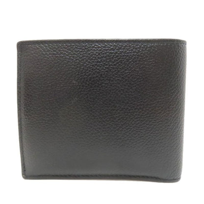 Balenciaga Logo Bifold Wallet Leather