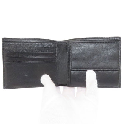 Balenciaga Logo Bifold Wallet Leather