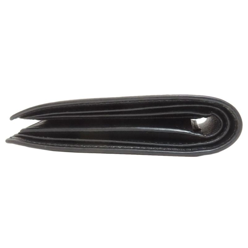 Balenciaga Logo Bifold Wallet Leather