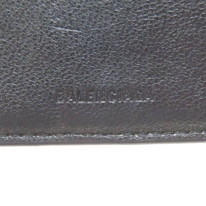 Balenciaga Logo Bifold Wallet Leather