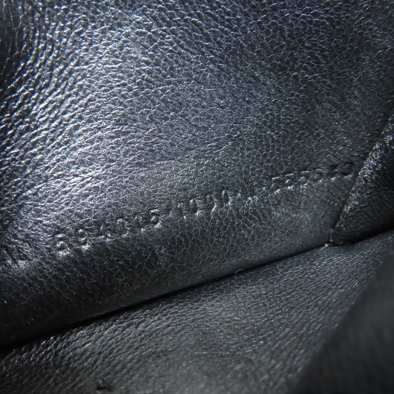 Balenciaga Logo Bifold Wallet Leather