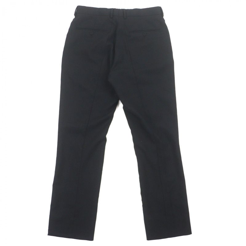 Fendi Wool Pants Trousers Black 46
