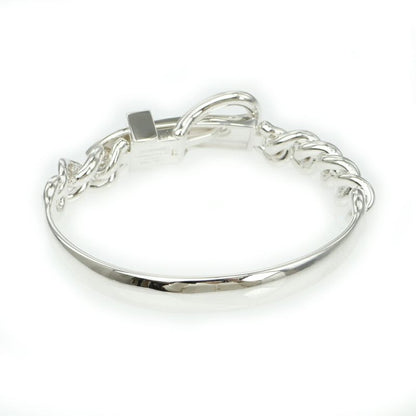 Hermes Bracelet Book le Series Inflexible GM 17 Silver
