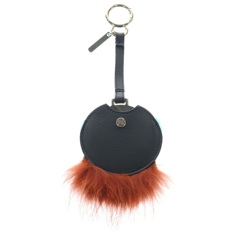 Fendi Monster Star Mirror Charm Key Ring Multi