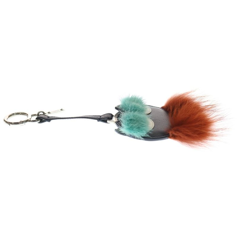 Fendi Monster Star Mirror Charm Key Ring Multi