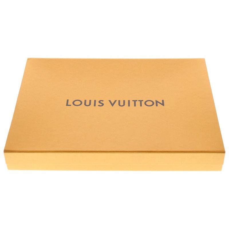 Louis Vuitton Logomania Scarf Shine Monogram Wool Black Silver