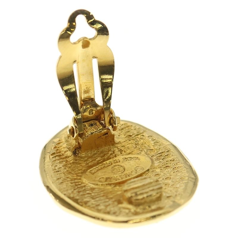 Chanel Logo Play Toy Ring Gold Earrings
