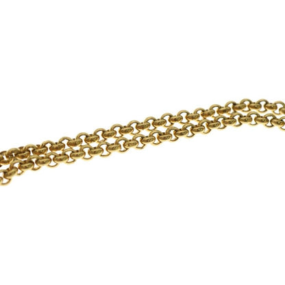 Chanel CC Logo Chain Necklace Gold