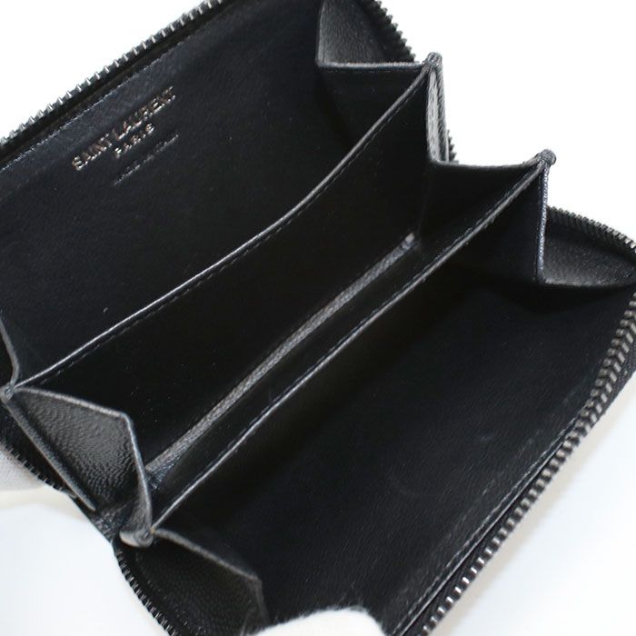 Saint Laurent Coin Case YSL Logo Purse