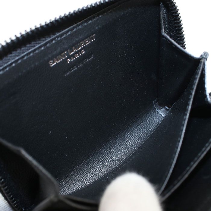 Saint Laurent Coin Case YSL Logo Purse