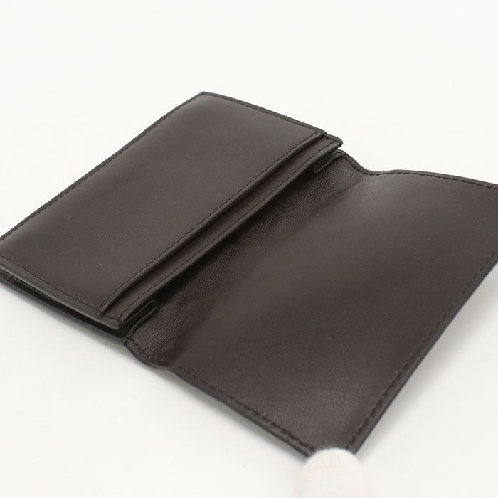 Bottega Veneta Business Card Case Intrecciato Holder Leather