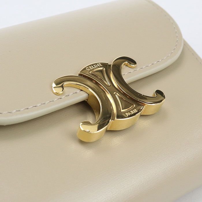 Celine Small Flap Wallet Triomphe Trifold