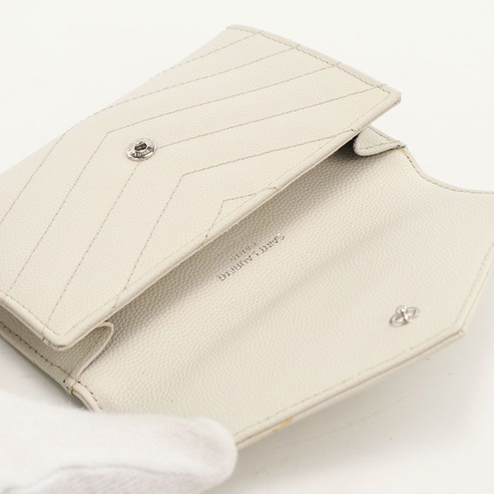 Saint Laurent Small Envelope Wallet Monogram Business Card Holder