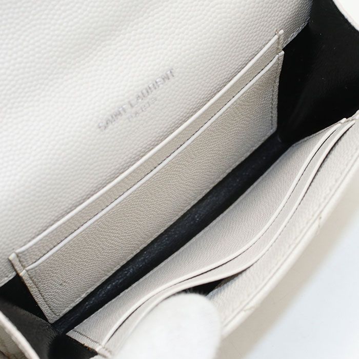 Saint Laurent Small Envelope Wallet Monogram Business Card Holder