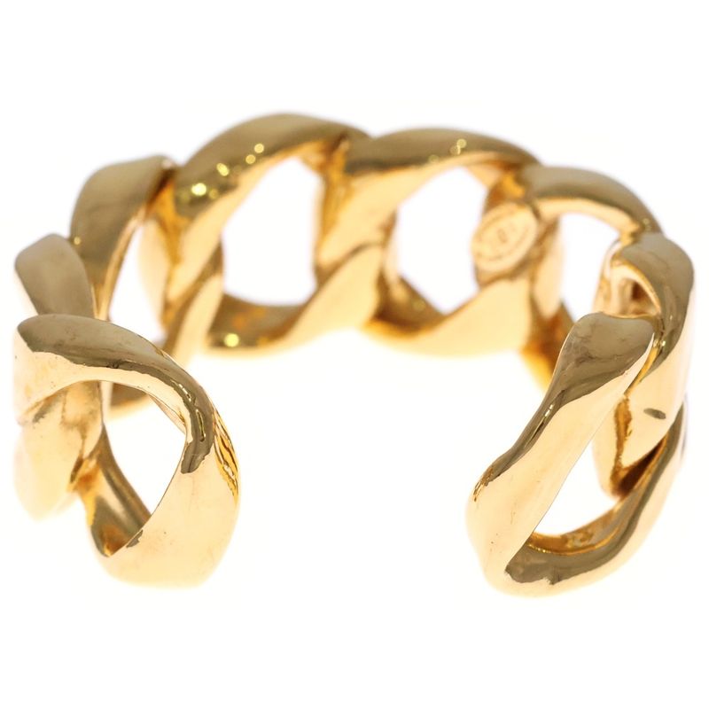 Chanel Chain Bangle Calf Bracelet Gold