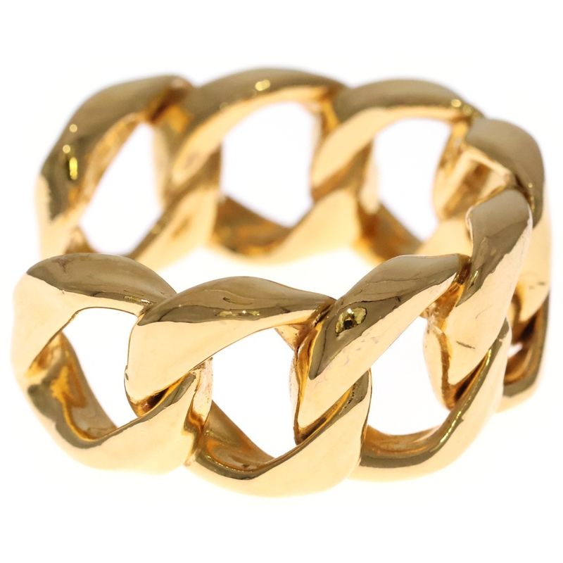 Chanel Chain Bangle Calf Bracelet Gold