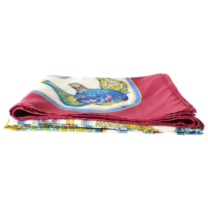Hermes Carre 90 Qu Importe le Flacon Silk Scarf Wine Red Ivory