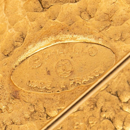 Chanel CC Logo Diamond Gold Plated