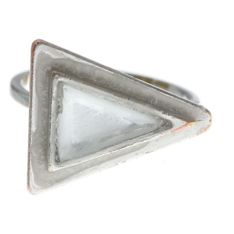 Celine Triangle Ring Silver