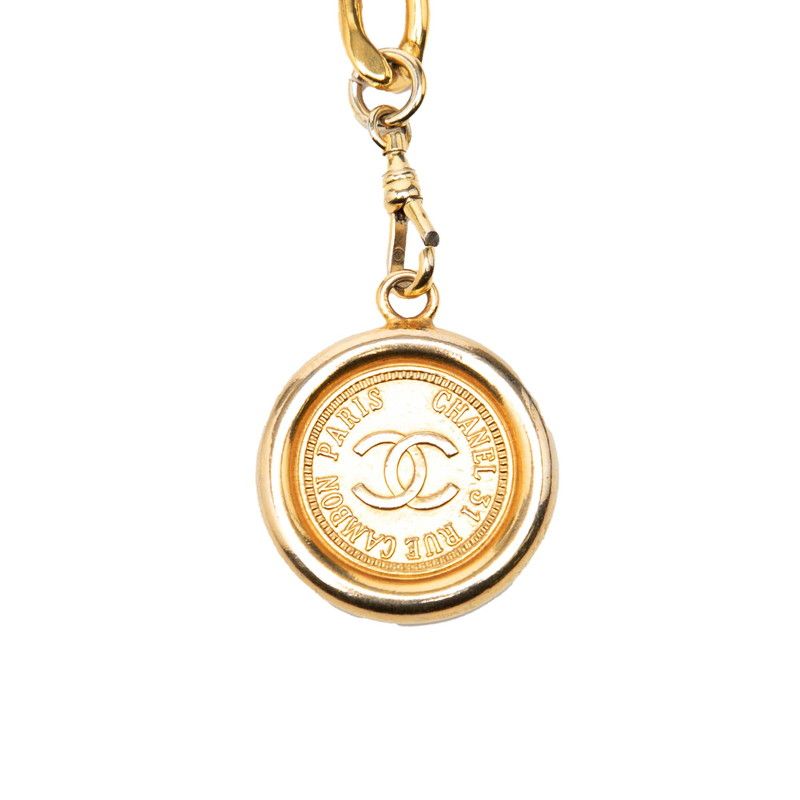 Chanel CC Logo 31 Rue Cambon Paris Chain Belt Gold Plated