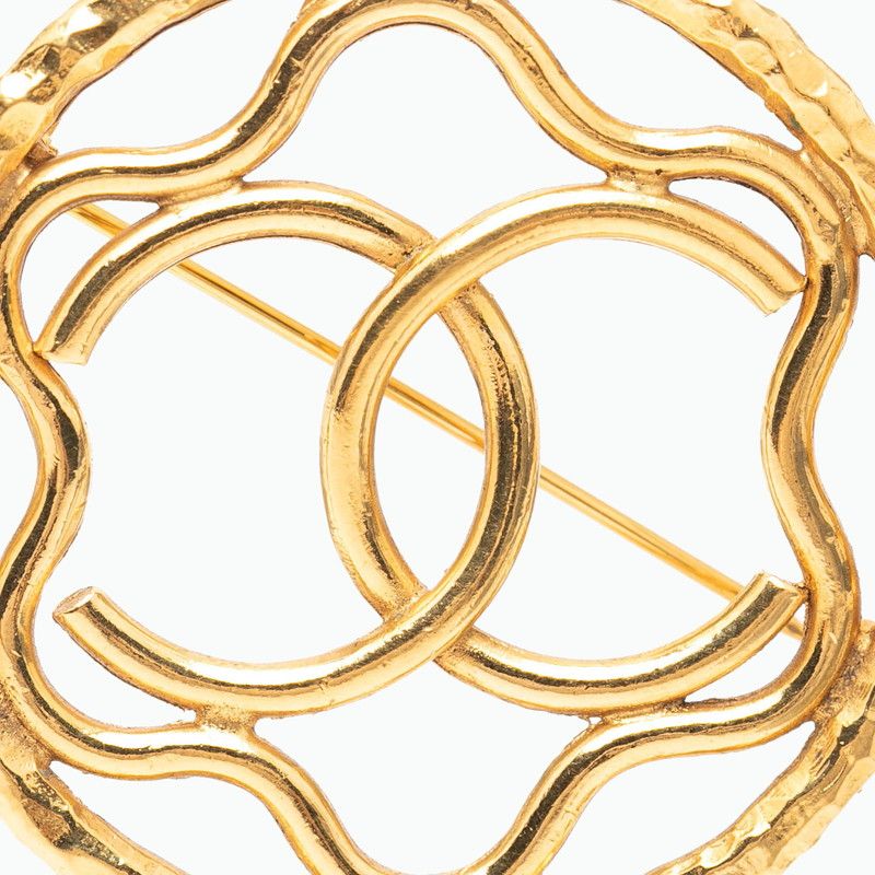 Chanel CC Logo Gold Plated