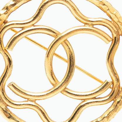 Chanel CC Logo Gold Plated