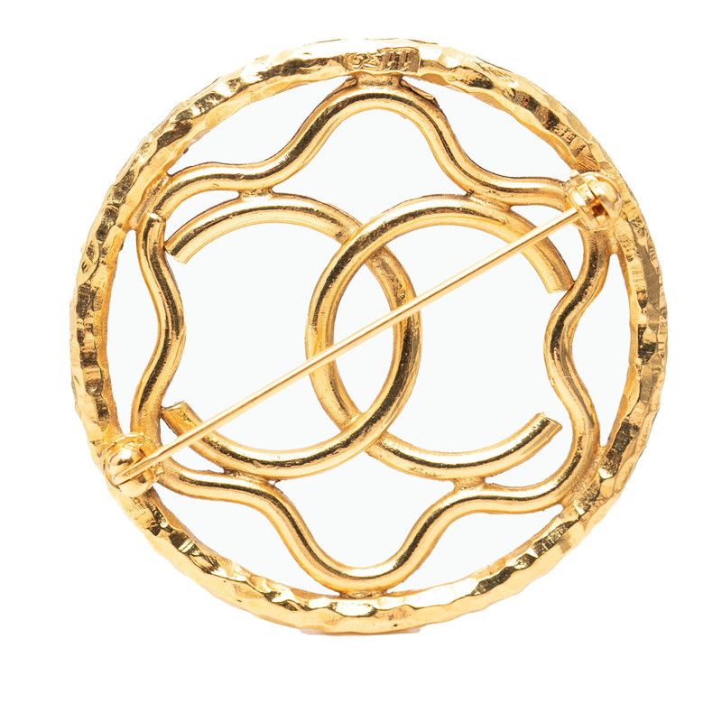 Chanel CC Logo Gold Plated