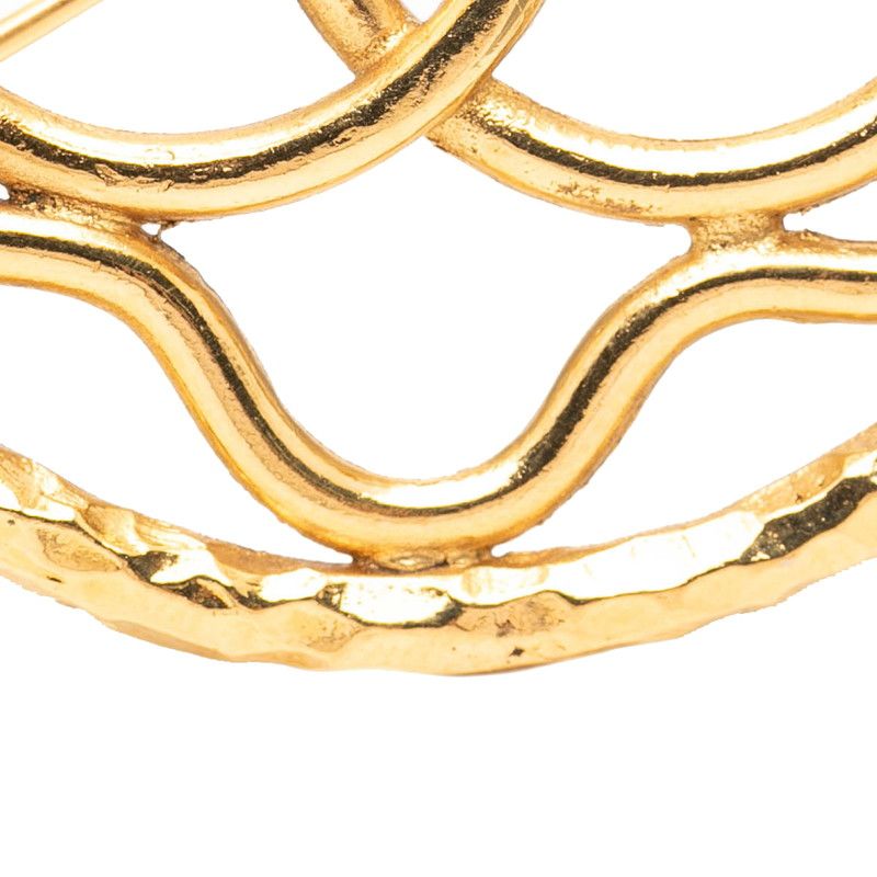 Chanel CC Logo Gold Plated