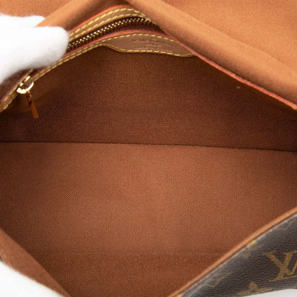 Louis Vuitton Monogram Mini Looping Shoulder Bag Brown