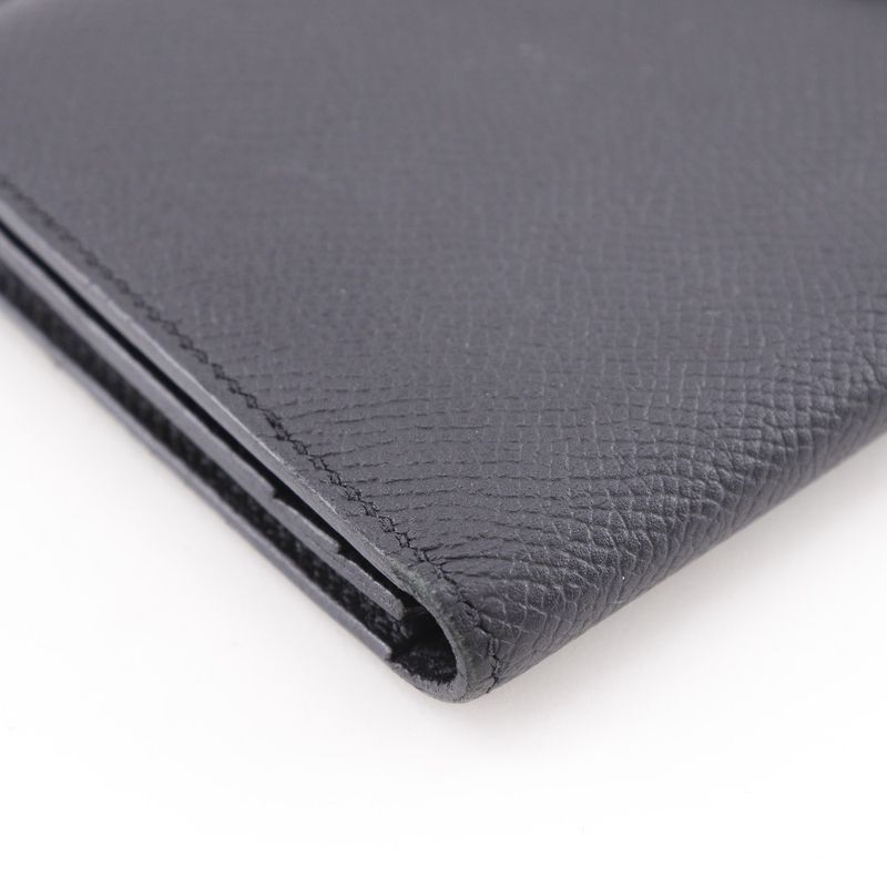Hermes Bearn Souffle Veau Epsom Black Wallet