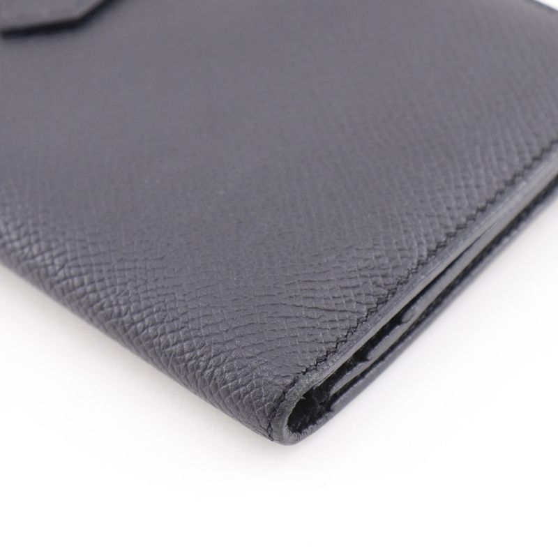 Hermes Bearn Souffle Veau Epsom Black Wallet