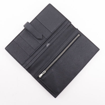 Hermes Bearn Souffle Veau Epsom Black Wallet