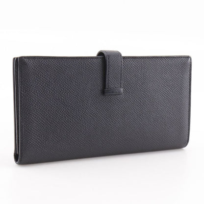 Hermes Bearn Souffle Veau Epsom Black Wallet