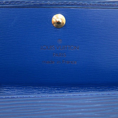 Louis Vuitton Epi Porte Monnaie Cles Bull Blue Bifold Wallet