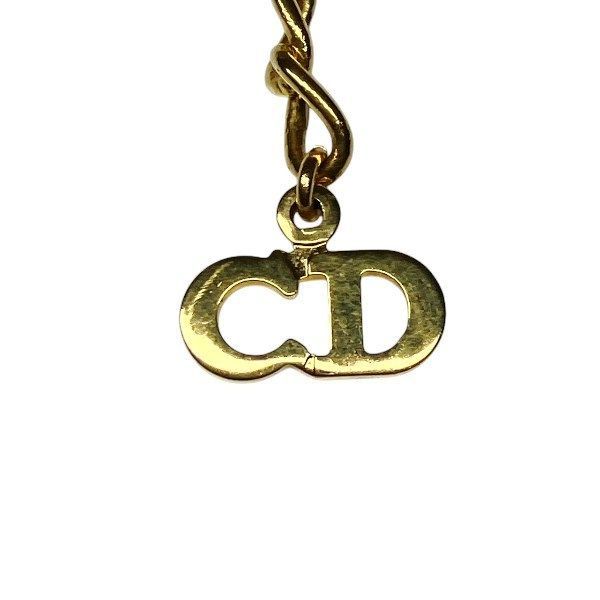 Dior Logo Necklace Gold