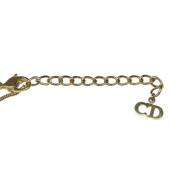 Dior Logo Necklace Gold