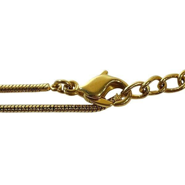 Dior Logo Necklace Gold