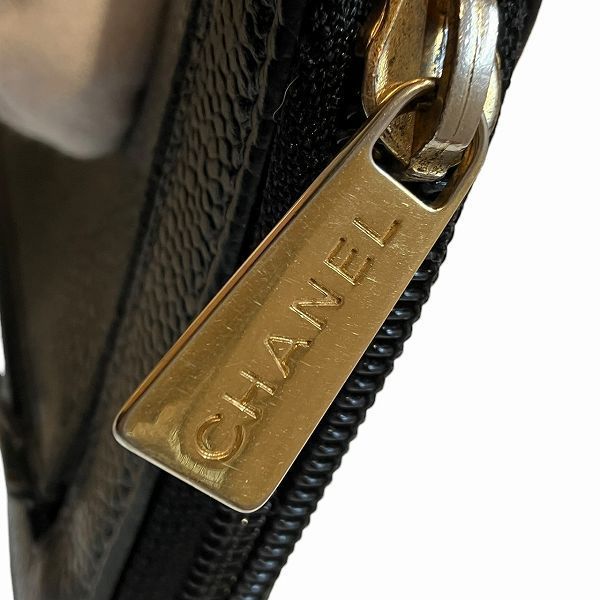 Chanel CC Logo Zip Around Wallet