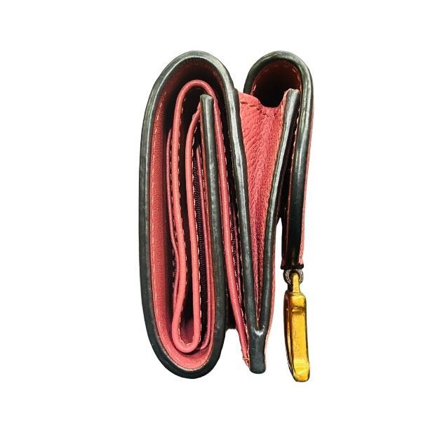 Dior Saddle Leather Trifold Wallet Compact