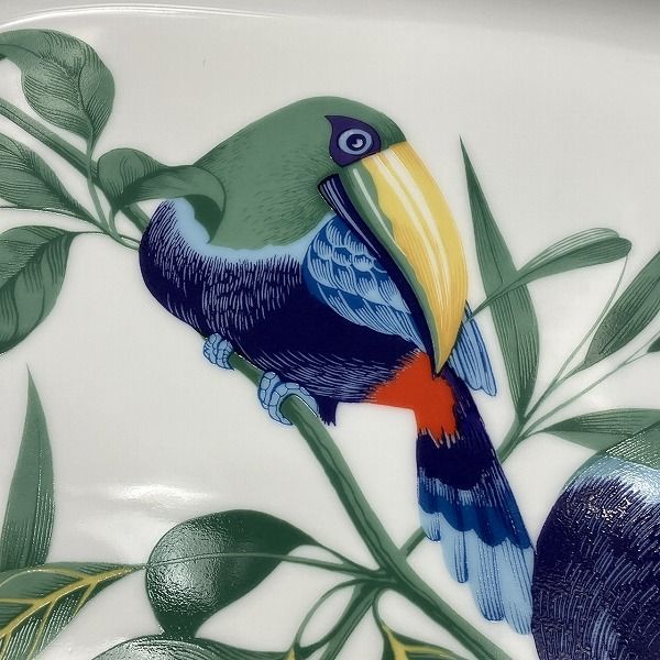 Hermes Toucan Oval Plate