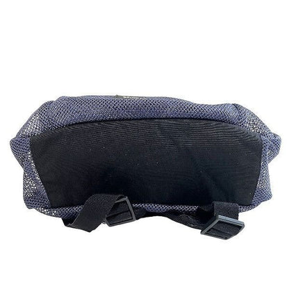 Saint Laurent Yves Purple Mesh Canvas Backpack