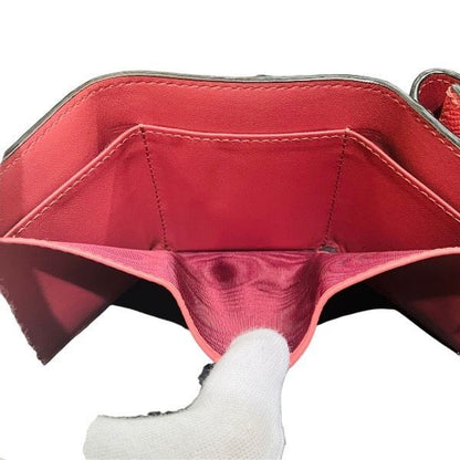 Dior Saddle Leather Trifold Wallet Compact