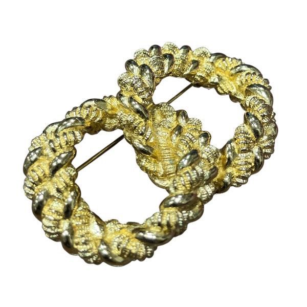 Dior Twin Rope Brooch