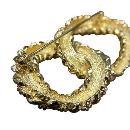 Dior Twin Rope Brooch