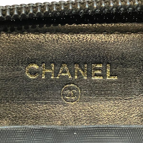 Chanel CC Logo Zip Around Wallet
