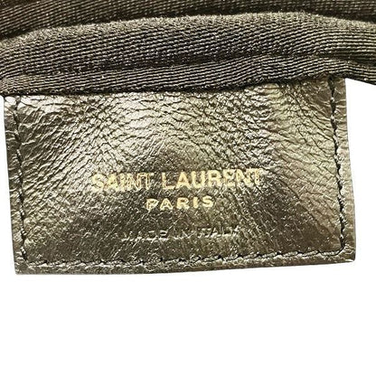 Saint Laurent Yves Purple Mesh Canvas Backpack
