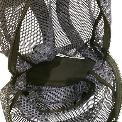 Saint Laurent Yves Purple Mesh Canvas Backpack